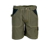 Bermuda pantalone corto lavoro COFRA Saragossa color fango/nero