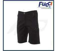 Bermuda Pantaloni da Lavoro Corti Multitasche Estivi Uomo Payper stretch Cotone