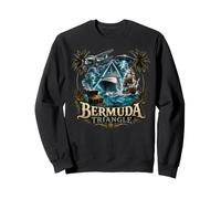 Bermuda Triangolo Nave da Crociera UFO Shark Pirate Souvenir Felpa