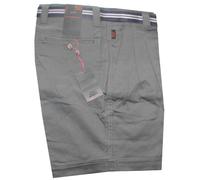 Bermuda uomo 46 48 50 52 54 56 58 60 62 pantalone corto tela cotone grigio GARDA