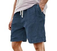 Bermuda Uomo Estivi Cargo Sportivi Casual Pantaloni Corti Velluto a Coste Con Tasche Shorts Leggeri Elastico In Vita Eleganti Bermuda Larghi Taglie Forti Pantaloncini Morbido Lavoro Palestra Trekking