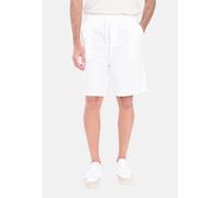 Bermuda Uomo Lino e Cotone Pantaloni Corti Elastico in Vita Pantaloncini Slim