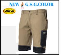 BERMUDA UOMO PANTALONCINI da lavoro STRETCH ELASTICIZZATI CON RINFORZI