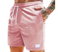 Bermuda Uomo Slim Fit Leggeri Casual Bermuda Estivi Taglie Forti Eleganti Shorts Cargo con Tasche Sportivi Firmati Pantaloncini Chino Palestra Pantaloni Corti Elasticizzati Elastico in Vita