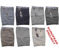 Bermuda uomo TAGLIE 46 48 50 52 54 56 58 60 62 pantalone corto tela cotone GARDA