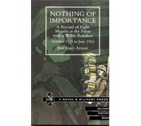 Bernard Adams Nothing of Importance (Tascabile)
