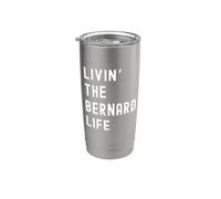 Bernard che vive la vita di Bernard Nome Divertente Bicchiere termico in acciaio inox doppia parete