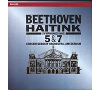 Bernard Haitink - BEETHOVEN, Ludwig van: Symphony nr.5 in C minor, op.67; Symphony nr.7 in A major, op.92 -- Bernard Haitink (cond), Concertgebouw Orchestra Amsterdam -- PHILIPS (1986)--BEETHOVEN Ludwig Van (Germania)-HAITINK Bernard (dir)-PHILIPS-PHI 420540 LP-Vinyl