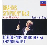 BERNARD HAITINK, BSO - BRAHMS:SYMPHONY NO3,ALTO RHAPS