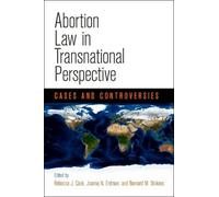 Bernard M. Dickens Abortion Law in Transnational Perspective (Tascabile)