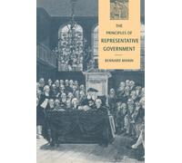 Bernard Manin The Principles of Representative Government (Copertina rigida)