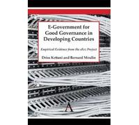 Bernard Moulin D E-Government for Good Governance in Developi (Copertina rigida)