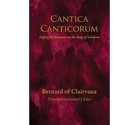 Bernard of Clairvaux Cantica Canticorum (Tascabile)