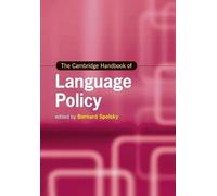 Bernard Spolsky The Cambridge Handbook of Language Policy (Tascabile)