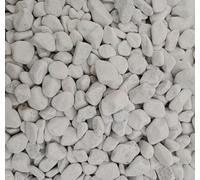 BERNARDELLI - Ciottoli Bianco Marmo Carrara (15/25 mm) per arredo di esterni, vasi e fiorere - Sacco da 25 kg