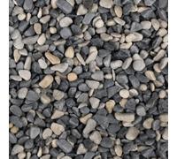 BERNARDELLI - Ciottoli Grigio Ghedi (4/8 mm) per arredo di esterni, vasi e fiorere - Sacco da 25 kg