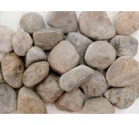 BERNARDELLI - Ciottoli Grigio Occhialino (40/60 mm) per arredo di esterni, vasi e fiorere - Sacco da 25 kg