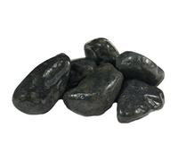 Bernardelli Ciottoli Nero Ebano 40-60 mm Grandi per Giardino e Aiuolea 25 kg