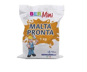 BERNARDELLI Malta Pronta 5 kg, Premiscelata Fibrata per Intonaci e Murature | Malta bastarda premiscelata fibrata da 5 kg per allettamento di murature e realizzazione di intonaci interni ed esterni