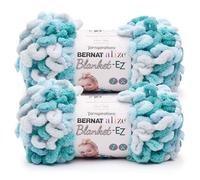 Bernat Alize Blanket Cloudy Sky Filato - 2 confezioni da 180 g/6,4 oz - 100% poliestere - # 7 Jumbo, 16 m, per maglia/uncinetto