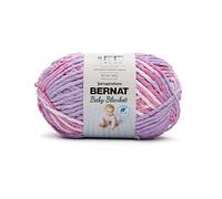 Bernat Baby Blanket BB Pretty Girl Yarn - 1 Pack of 10.5oz/300g - Polyester - #6 Super Bulky - 220 Yards - Knitting/Crochet