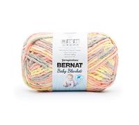 Bernat Baby Blanket BB Spring Blossom Yarn - 1 confezione da 10,5oz/300 g - poliestere - #6 Super Bulky - 220 yards - Knitting/Crochet