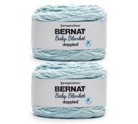 Bernat Baby Blanket Dappled AquarMARINE Filato - 2 confezioni da 300 g - 100% poliestere - #6 Super Bulky - 200 metri - per maglia/uncinetto