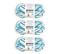 Bernat Baby Blanket Sail Away Filato - 3 confezioni da 100 g/3,5 oz - poliestere - 6 super voluminosi - 70 metri - per maglia/uncinetto