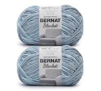 Bernat Blanket BB - Filato 100% poliestere da 200 m/300 g, colore: celeste (Celestial Blue), confezione da 2