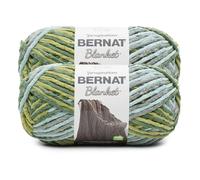 Bernat Blanket BB Forest - Filato salvia - 2 confezioni da 300 g - 100% poliestere - #6 super voluminoso - 200 metri - per maglia/uncinetto