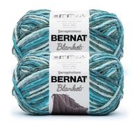 Bernat Blanket BB Stormy Ocean - Filato da 2 confezioni da 300 g, 100% poliestere, #6 super voluminoso, 200 m, per maglia/uncinetto