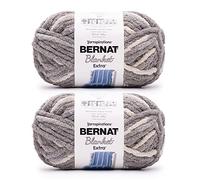 Bernat Blanket Extra Chunky Filato acrilico in ciniglia - Confezione da 2