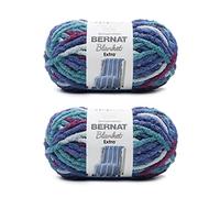 Bernat Blanket Extra Spkled Moonrise - 2 confezioni da 300 g/10,5 oz - poliestere - 7 Jumbo - 80,4 m - per maglia/uncinetto