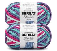 Bernat Blanket Extra Unicorn Brights Yarn - Confezione da 2 gomitoli da 300 g, 100% poliestere, # 7 Jumbo, 80,4 m, per lavori a maglia/uncinetto