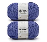 Bernat Blanket - Filato 100% poliestere, 2 confezioni da 200 m/300 g, colore: viola (Surf)