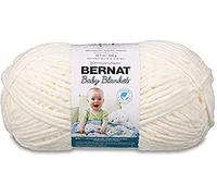 Bernat, Confezione da 1 gomitolo di filato per coperte per bambini da 300 g, in poliestere, n. 6, super grosso, 201 m, per lavori a maglia e all'uncinetto, vaniglia