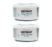 BERNAT Coperta Stripes 2-300G Teal Dreams Seaglass Confezione da 2