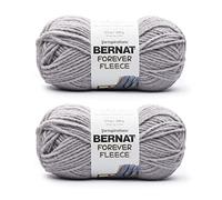 Bernat Forever Fleece Winter Waves - 2 confezioni da 280 g/9,9 oz - poliestere - 6 super voluminosi - 160 m - per lavori a maglia, uncinetto e artigianato