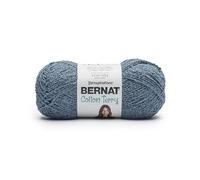 Bernat Gomitolo di filato twill francese in spugna di cotone, confezione da 3 pezzi, 120 g, 47% cotone, 32% acrilico, 21% nylon, pettinati #4 (medio), 209 m, per lavori a maglia, uncinetto e amigurumi