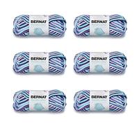 Bernat Handicrafter - Filati di cotone Moondance, confezione da 6 pezzi da 42,5 g, cotone, 4 medi (pettinati) - 80 m - maglia/uncinetto