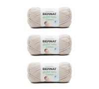 Bernat Softee Baby - Filato grigio piuma di cotone - 3 confezioni da 120 g4,25 oz - misto - 3 DK (leggero) - 230 metri - Filati per uncinetto per magliauncinetto