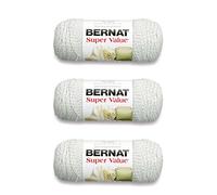 Bernat Super Value Filato, Grigio Ragg 3 Count