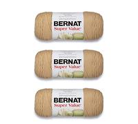 Bernat Super Value Yarn, Dk Heather 3 pezzi