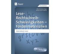 Bernd Ganser Sa Lese-Rechtschreib-Schwierigkeiten - Fördermaterialie (Broschüre)