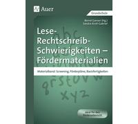 Bernd Ganser Sa Lese-Rechtschreib-Schwierigkeiten - Fördermaterialien (Broschre)
