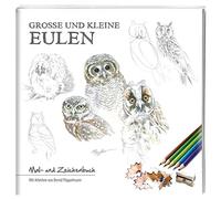 Bernd Pöppelmann Große und kleine Eulen: Mal- und Zeichenbuch (Broschüre)