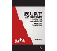 Bernd Reiter Legal Duty and Upper Limits (Tascabile)