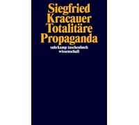 Bernd Stiegler Siegfried Kracauer M Totalitäre Propaganda (suhrkamp (Tascabile)