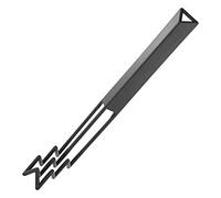 Berndes 009012, Frusta da Cucina, ca. 21 cm, Nero (Schwarz)