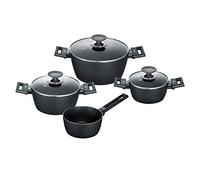 Berndes Alu Induction Batteria 7 Pezzi: Casseruola 16+20+24 cm, Pentolino 16 cm,+COPERCHI
